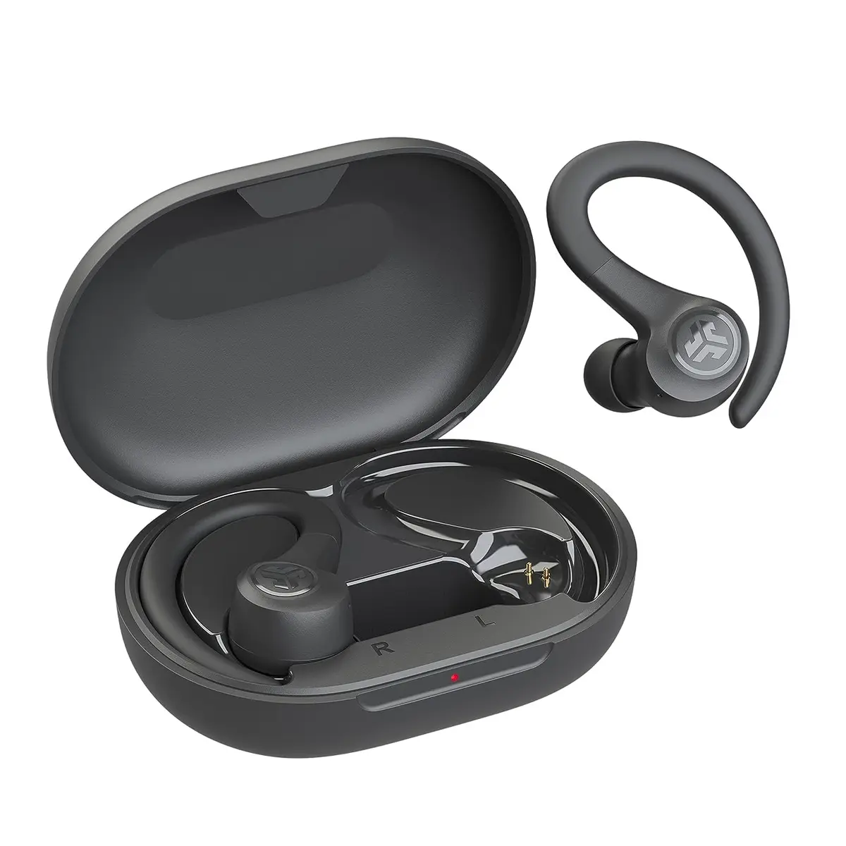 JLab Go Air Sport Wireless Workout Earbuds with C3 Calling & 32+ Hour Playtime, Graphite (6mm Dynamic Driver) - main product image