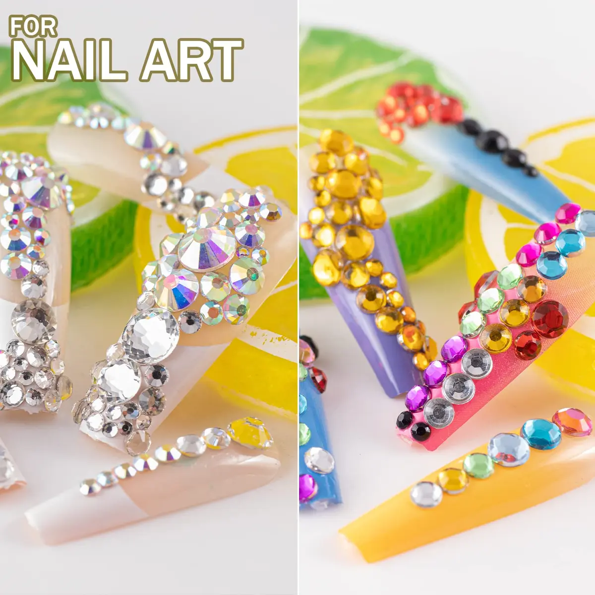 BELLEBOOST 4520 Pcs Nail Art Rhinestones Set with Tools | Crystal Gems for Nails & Crafts - view 5