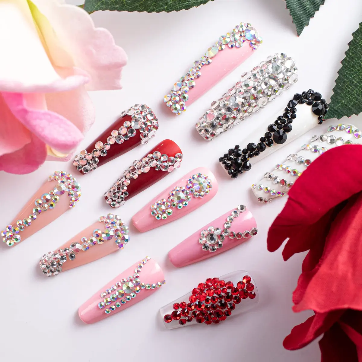 BELLEBOOST 4520 Pcs Nail Art Rhinestones Set with Tools | Crystal Gems for Nails & Crafts - view 8