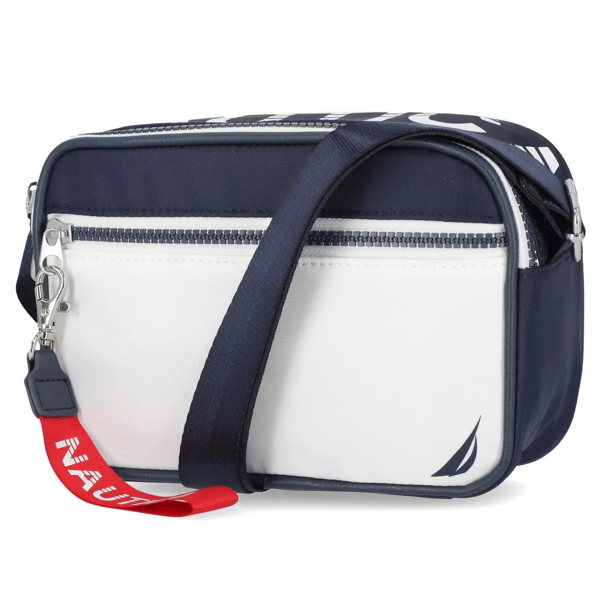 Nautica High Seas Camera Crossbody Bag Indigo/White 20.32cm (8") | Stylish & Practical Travel Accessory - main product image