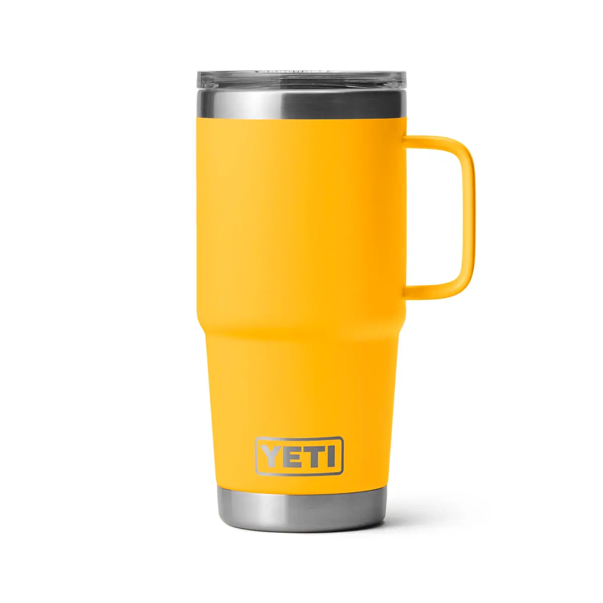 YETI Stainless Steel Rambler Travel Mug 20 oz | Vacuum Insulated with Stronghold Lid, Alpine Yellow - main product image
