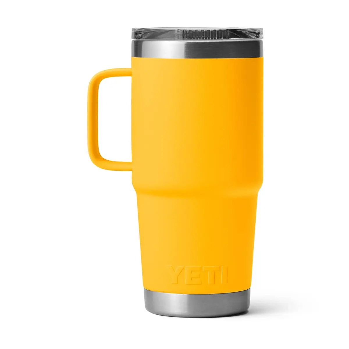 YETI Stainless Steel Rambler Travel Mug 20 oz | Vacuum Insulated with Stronghold Lid, Alpine Yellow - view 5