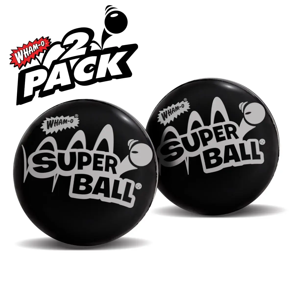 Wham-O Original Superball with Zectron (2 Pack Bundle) — 5.46 cm (2.15 in) Diameter | Classic American Toy - view 2