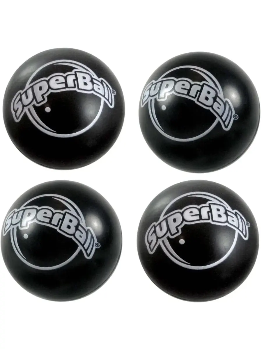 Wham-O Original Superball with Zectron (4 Pack Bundle) | Classic American Toy for Outdoor Play - main product image