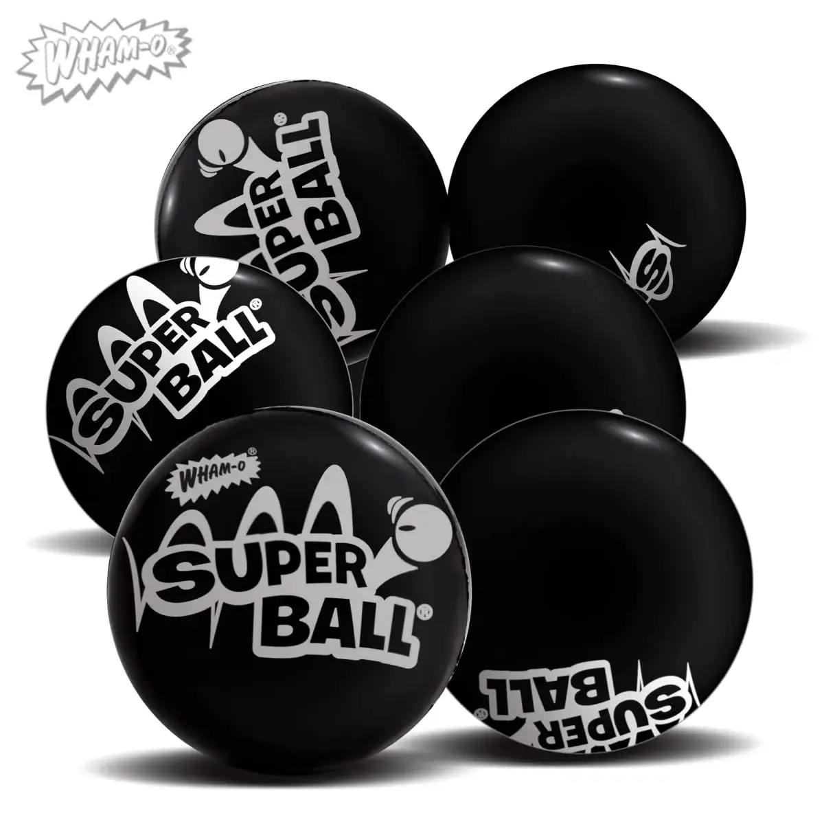 Wham-O Original Superball with Zectron (6 Pack Bundle) | Classic American Toy for Outdoor Fun - view 7