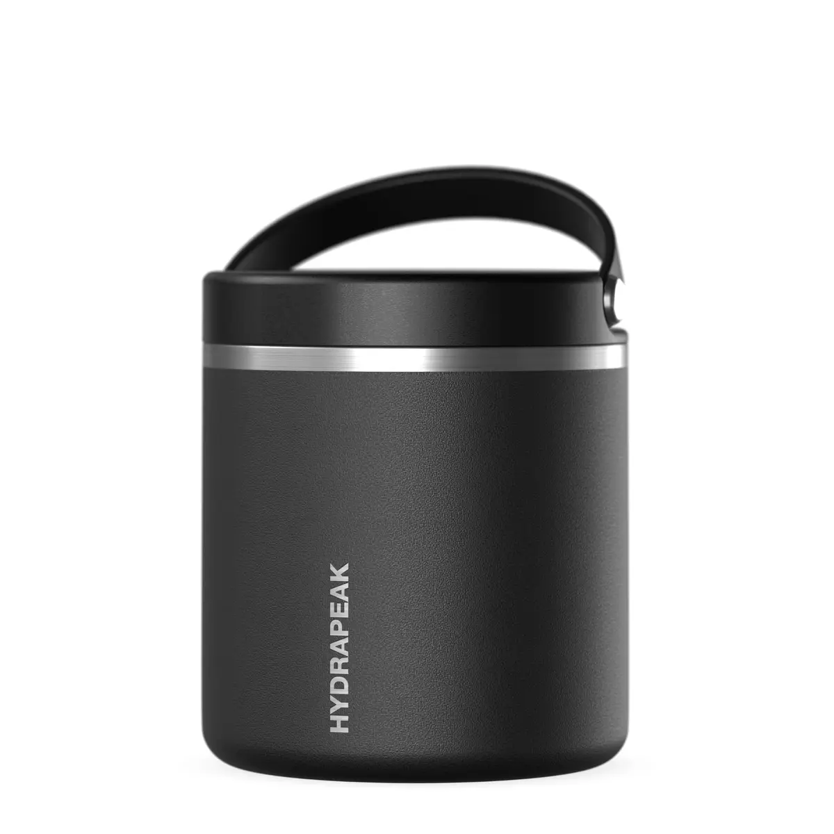 Hydrapeak 750ml (25oz) Black Vacuum Insulated Food Jar | Keeps Food Hot 10 Hrs, Cold 16 Hrs - main product image