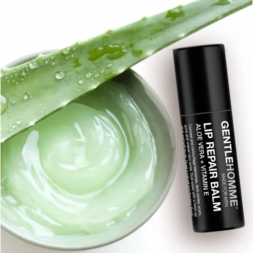 Gentlehomme Lip Repair Balm 3 Pack | SPF 15, Aloe Vera & Vitamin E, Hydrates & Repairs Dry Lips - view 5