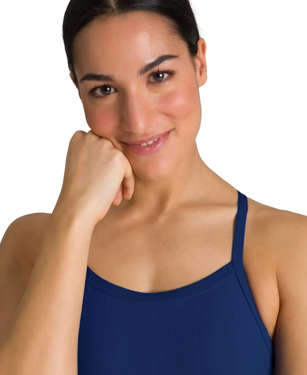 ARENA Women's Solid Team MaxLife Swimsuit Challenge Back 32 | Chlorine-Resistant Athletic Swimwear - view 4