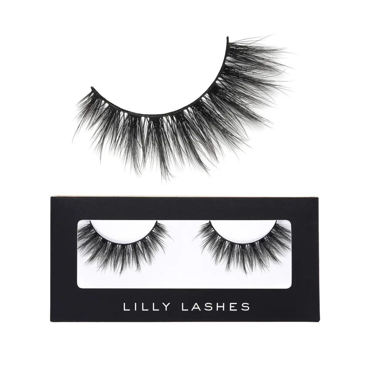 Lilly Lashes Premium Synthetic Lashes LA | Natural Look, Reusable Up to 10 Wears, 15mm - main product image