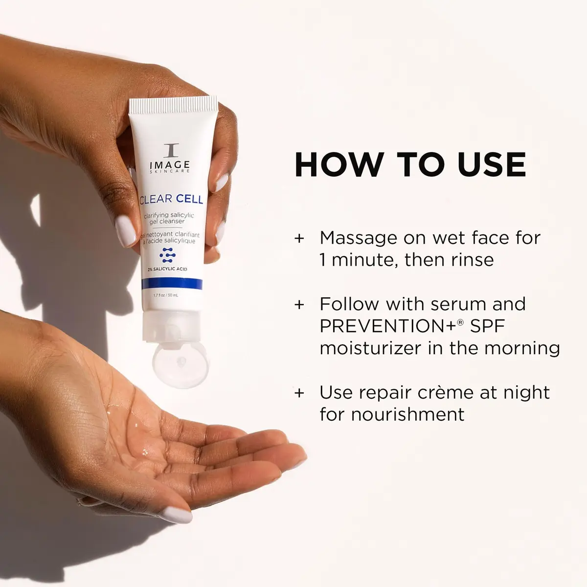 IMAGE Skincare Salicylic Gel Cleanser 1.7 oz | Gentle Foaming Face Wash for Oily Skin - view 5
