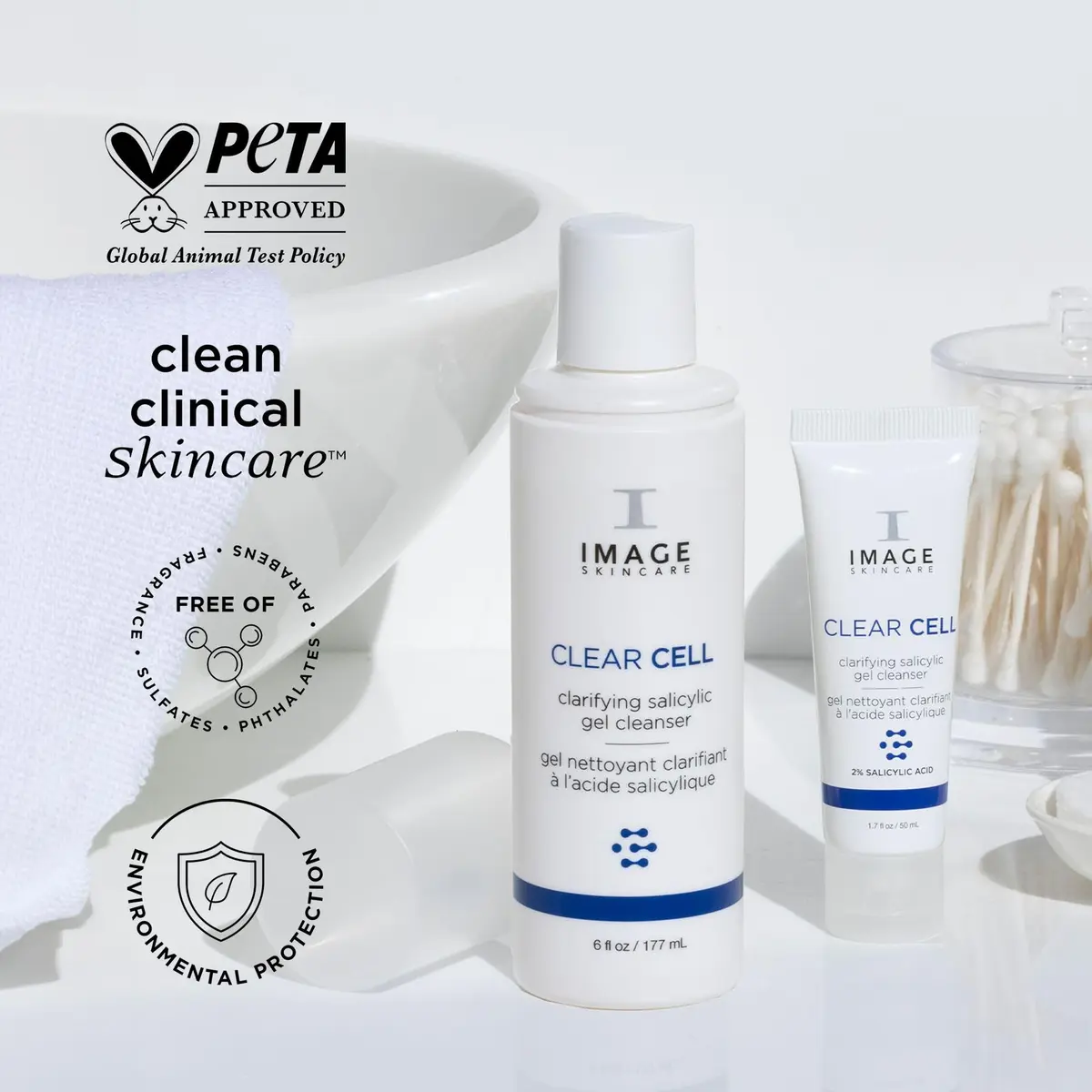 IMAGE Skincare Salicylic Gel Cleanser 1.7 oz | Gentle Foaming Face Wash for Oily Skin - view 6