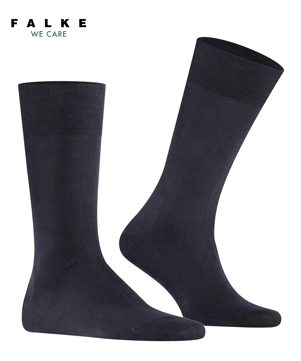 FALKE Men's Cool 24/7 Crew Socks Dark Navy Blue 41-42 (EU 8-9 US) | Breathable Organic Cotton Business Socks - view 4