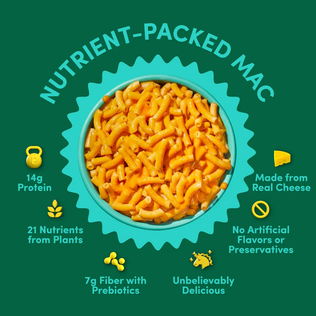 GOODLES Mac & Cheese Cheddar 6oz (170g) | 14g Protein Per Serving - view 3