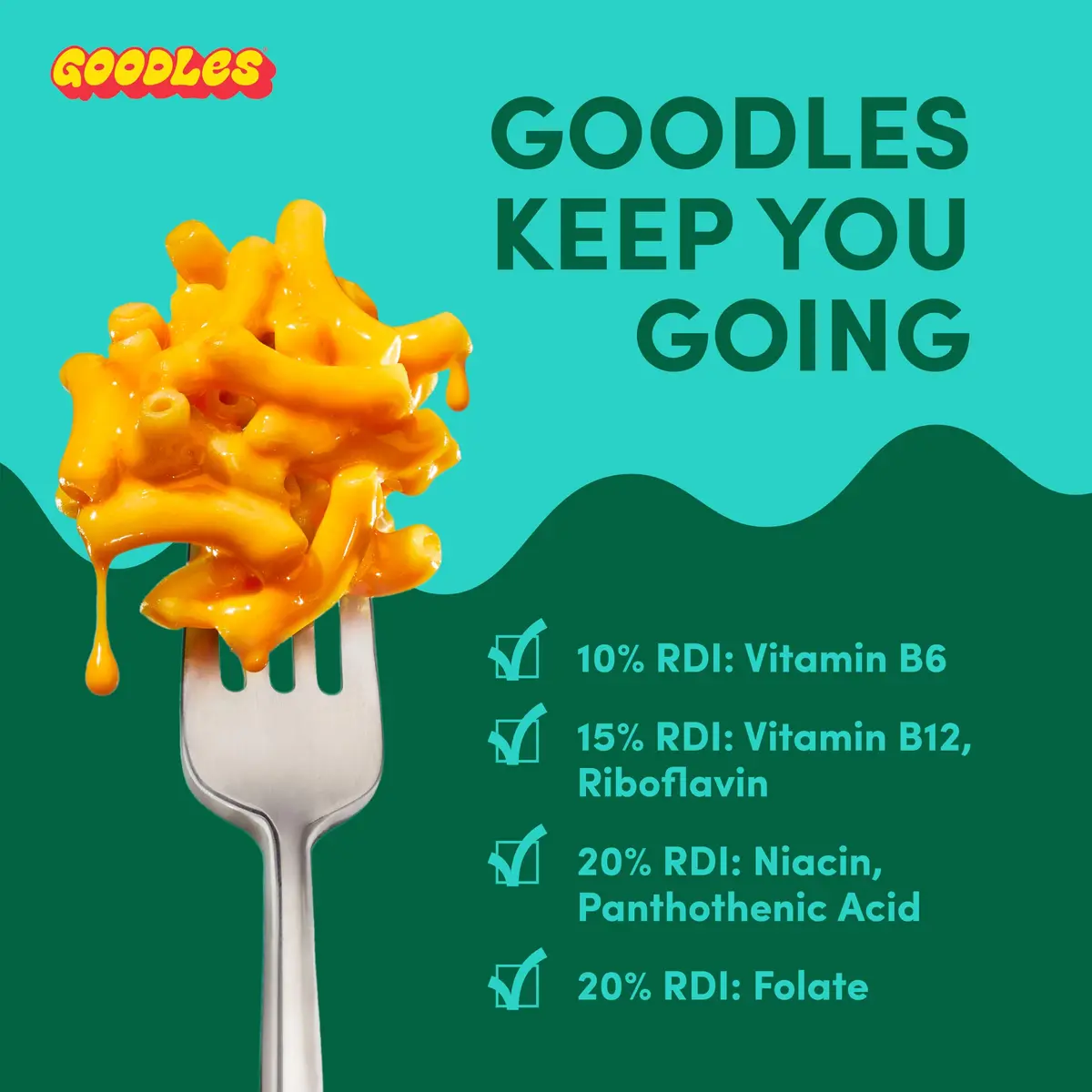 GOODLES Mac & Cheese Cheddar 6oz (170g) | 14g Protein Per Serving - view 4