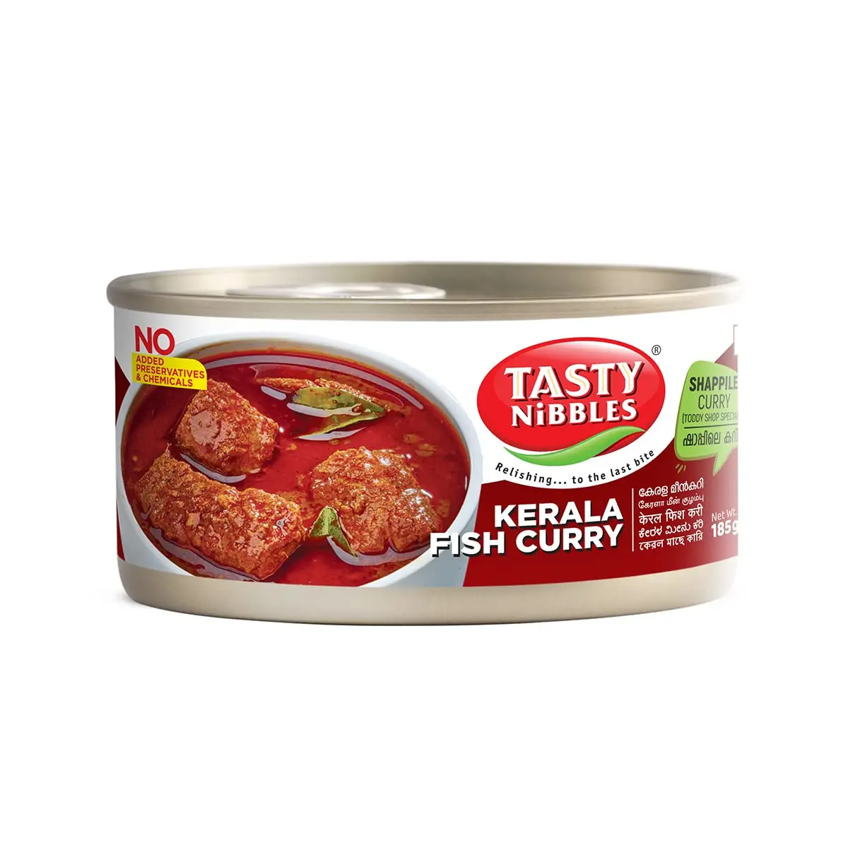 Tasty Nibbles Kerala Fish Curry - Shappile Curry 185g | Fully Cooked & Ready to Eat, Authentic Flavour - main product image