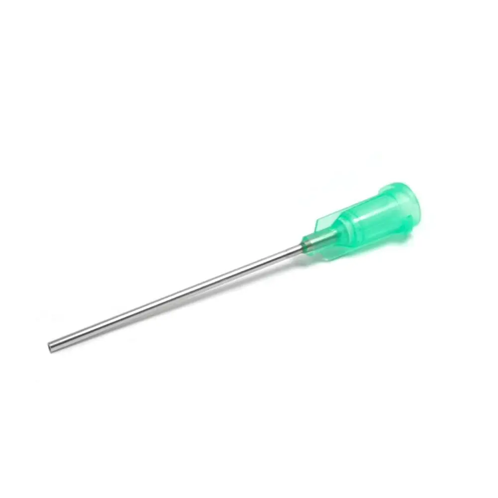 SANANTS 18 Gauge 1.5in Blunt Tip Dispensing Needles, Green 50 PCS | Industrial Precision Applicators - main product image