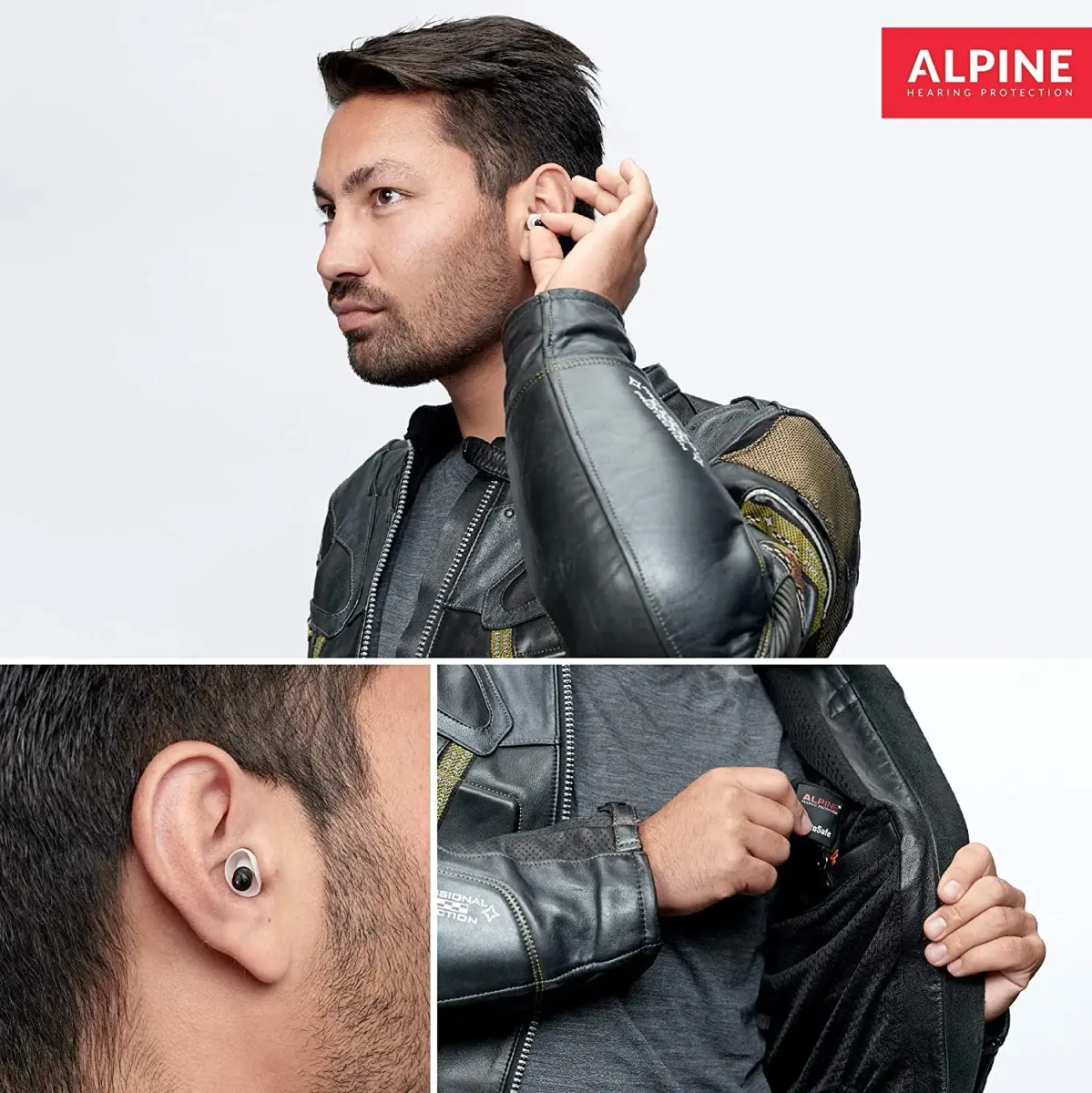 Alpine MotoSafe Race MotoGP™ Ear Plugs | 20dB Noise Reduction for Motorcycling - view 4
