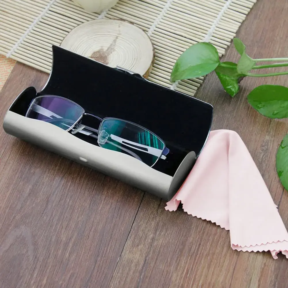 EZESO ESSENTIAL SKINCARE 2 PCS Aluminum Eyeglass Case Set | Hard Shell, Lightweight, Universal Fit - view 7