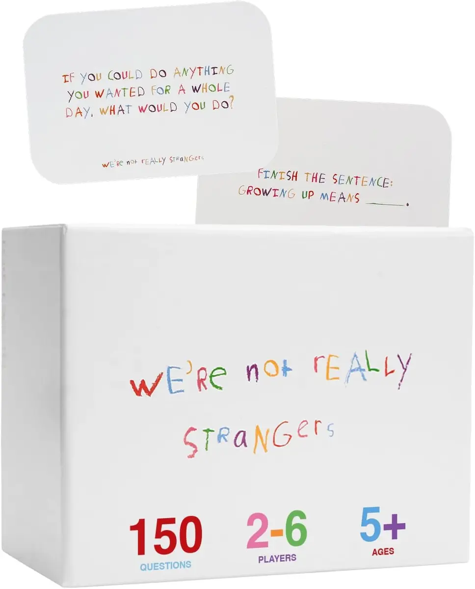 WE'RE NOT REALLY STRANGERS Kids Edition | Conversation Card Game for Kids Ages 5+ - main product image