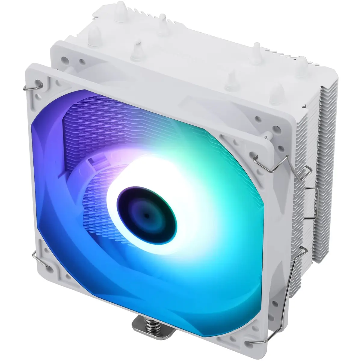 Thermalright AssassinX120 SE ARGB White CPU Air Cooler 120mm (4.72 inches) | Compatible with Intel LGA1700/1851 & AMD AM4/AM5 - main product image