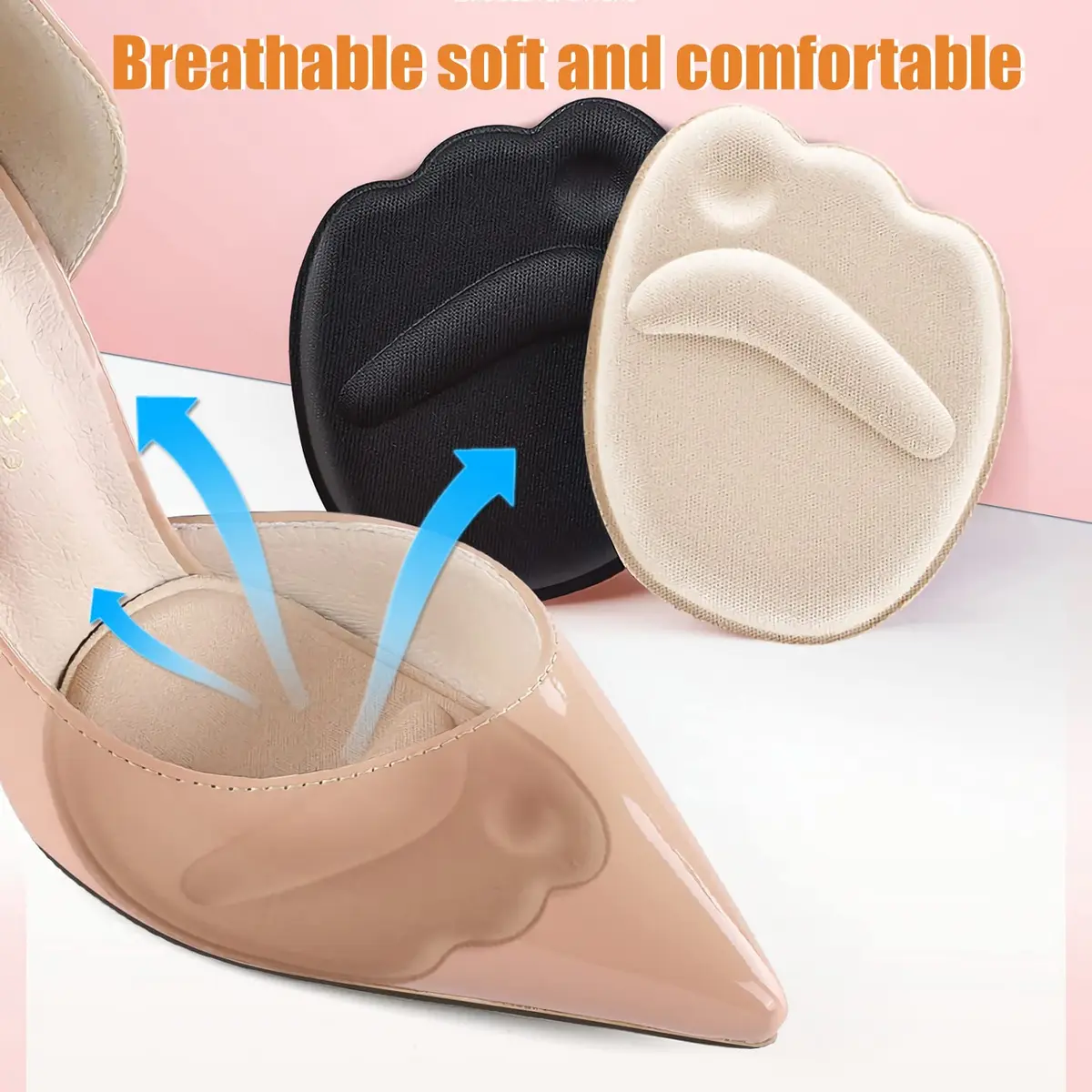 LHHXX33 Shoe Filler Heel Pads 16 Pairs | Comfortable, Breathable Foam Inserts for Women’s Shoes - view 5