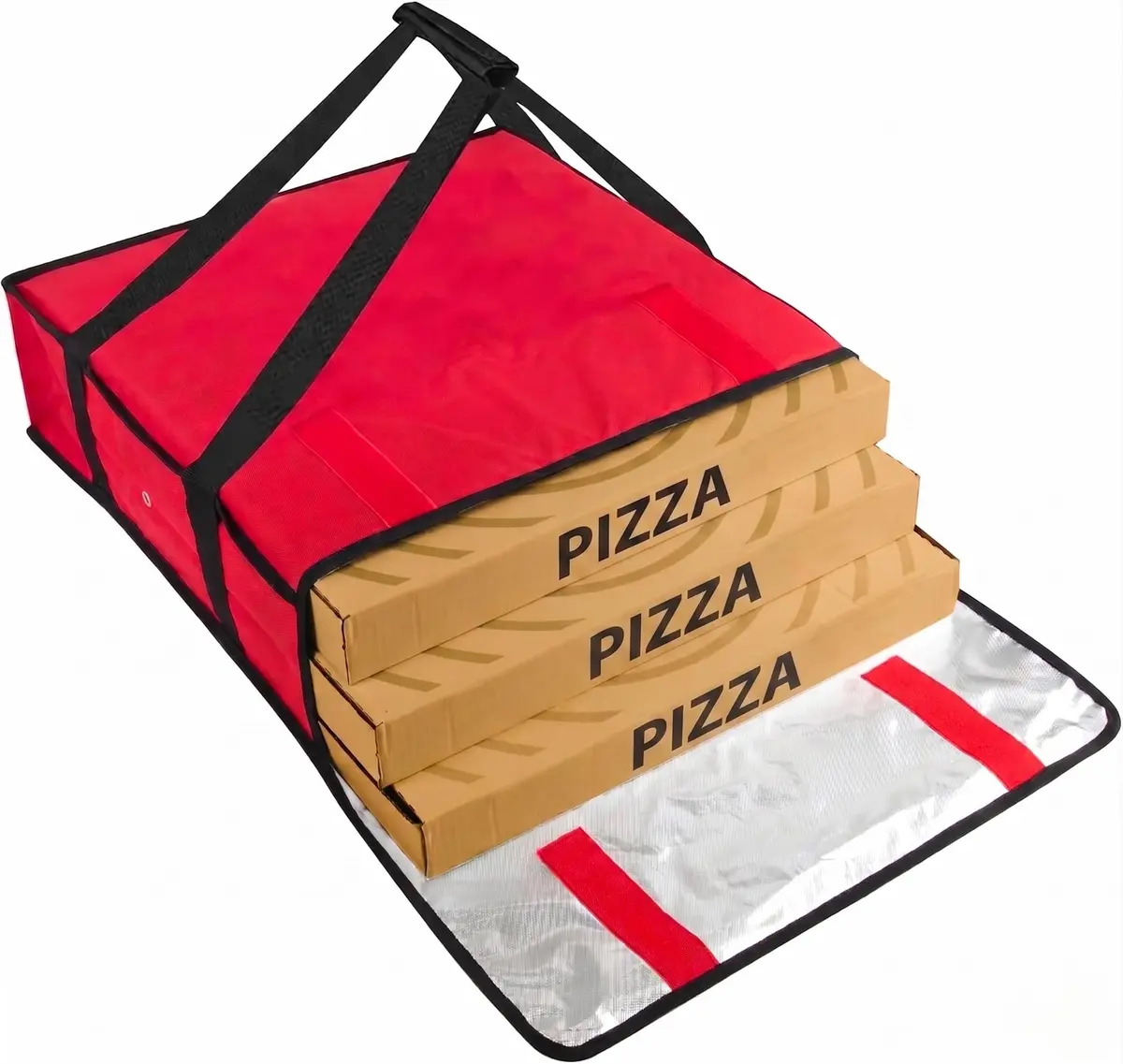 Trail maker Pizza Bags for Delivery 20" x 20" x 6" | Insulated Hot & Fresh Food Carrier - view 2