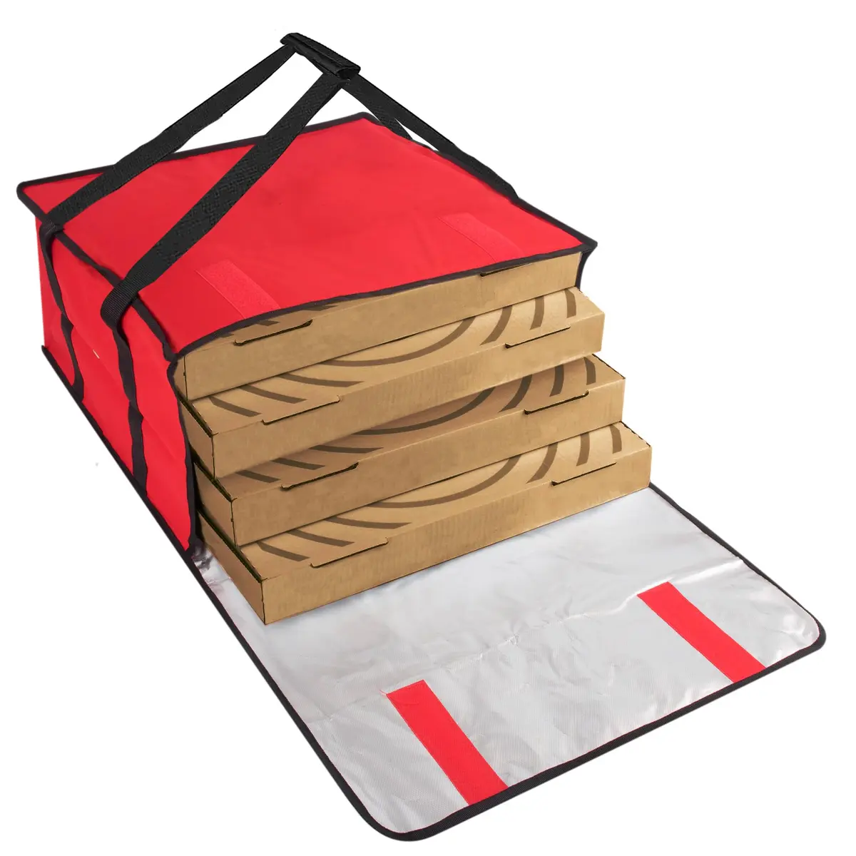 Trail maker Insulated Pizza Delivery Bag, 20" x 20" x 10" | Heavy-Duty Food Carrier for Delivery & Catering - main product image