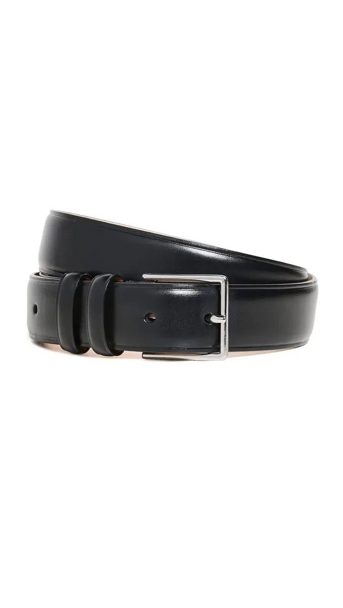 Paul Smith Men Belt Classic Suit Black 30 | Premium Leather, Classic Fit - main product image