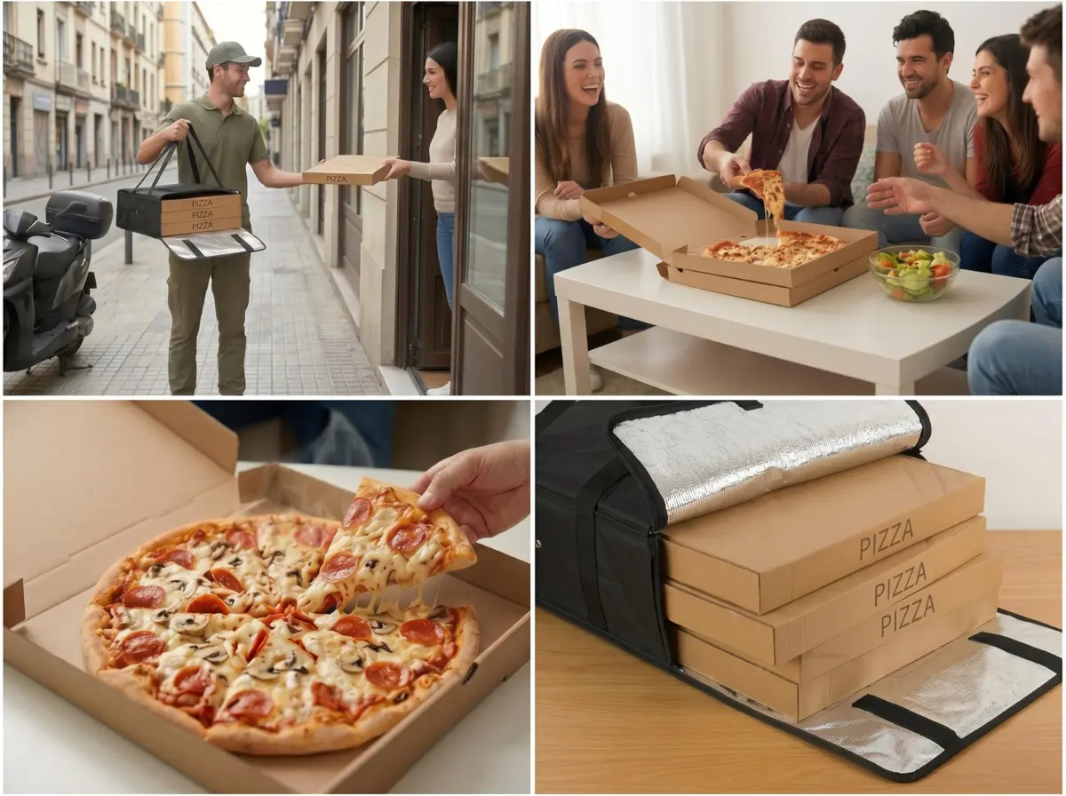 Trail maker Pizza Bags for Delivery 20" x 20" x 10" | Insulated Hot & Fresh Carry Bag - view 2