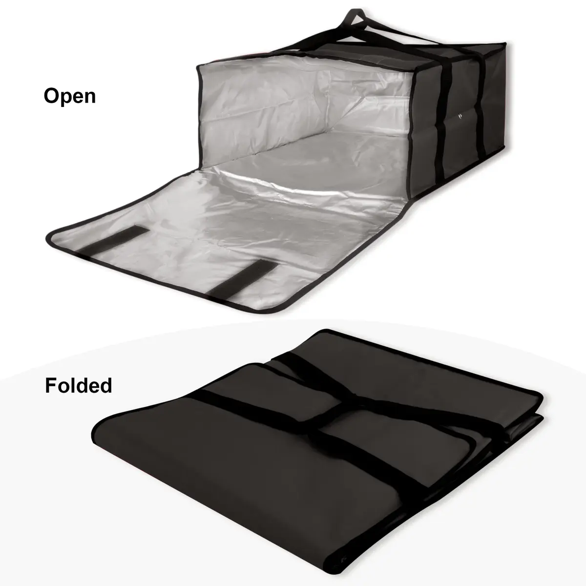 Trail maker Pizza Bags for Delivery 20" x 20" x 10" | Insulated Hot & Fresh Carry Bag - view 4