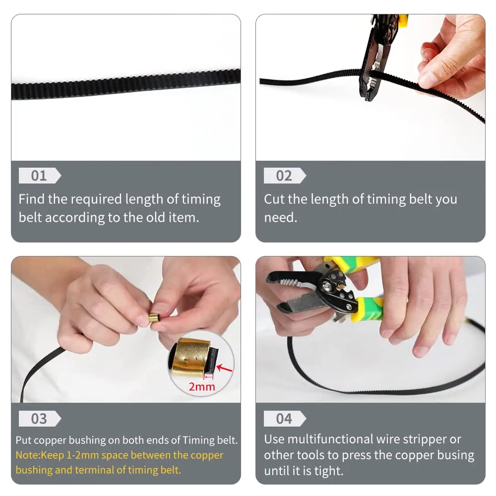 Creality Timing Belt 2M | Open 2GT Pitch 2mm Width 6mm for Ender & CR-10 Series - view 4