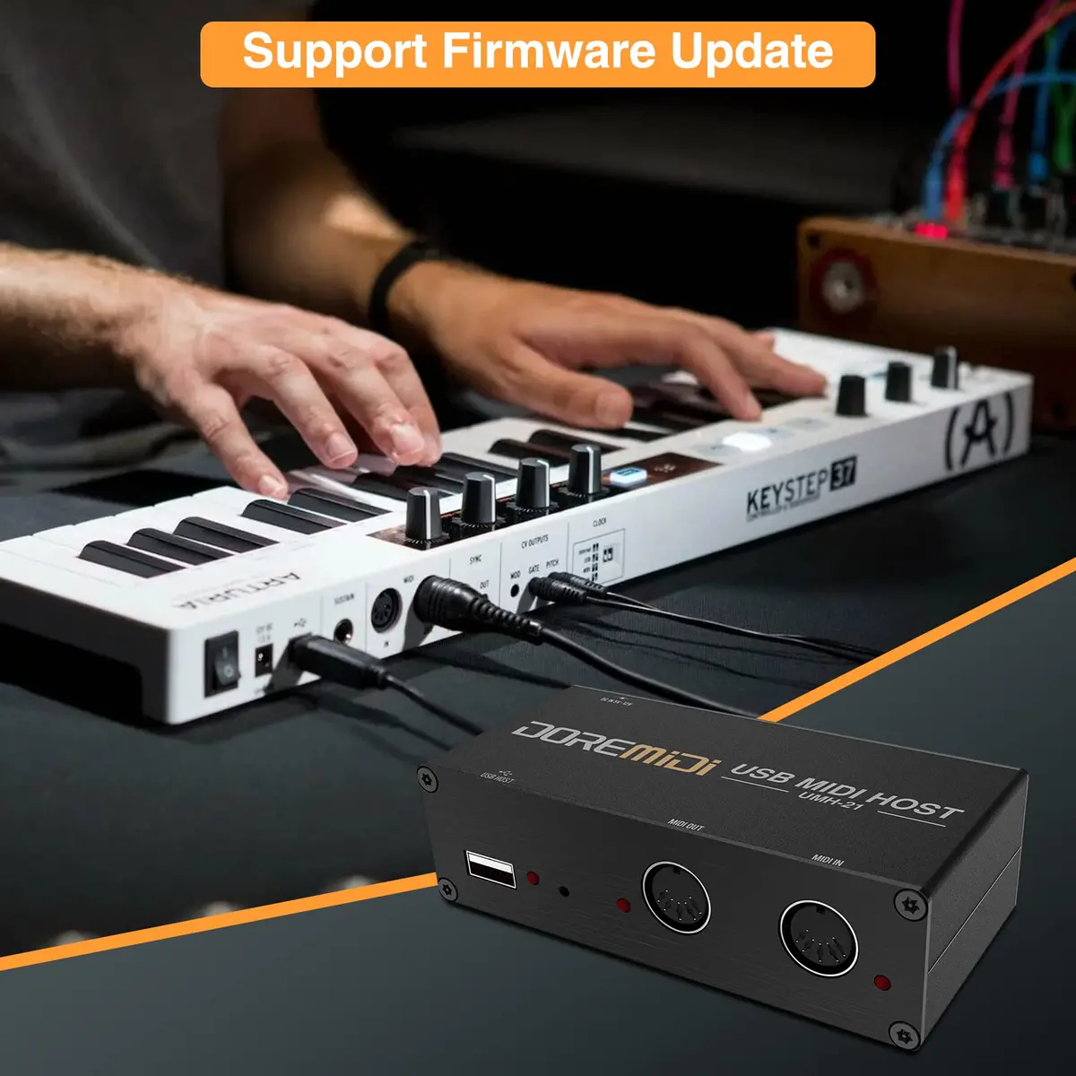 Camola Upgraded USB Host MIDI Interface 1-in 1-out | High-Speed USB to MIDI Converter with 16 Channels - view 6