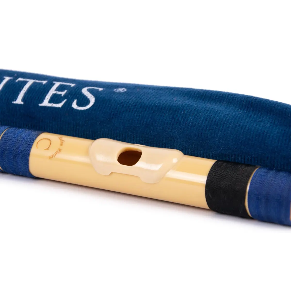 Radhe Flutes C Natural Bansuri | 49cm (19.3in) | Tuned to A=440Hz | PVC Fiber with Velvet Cover - view 7