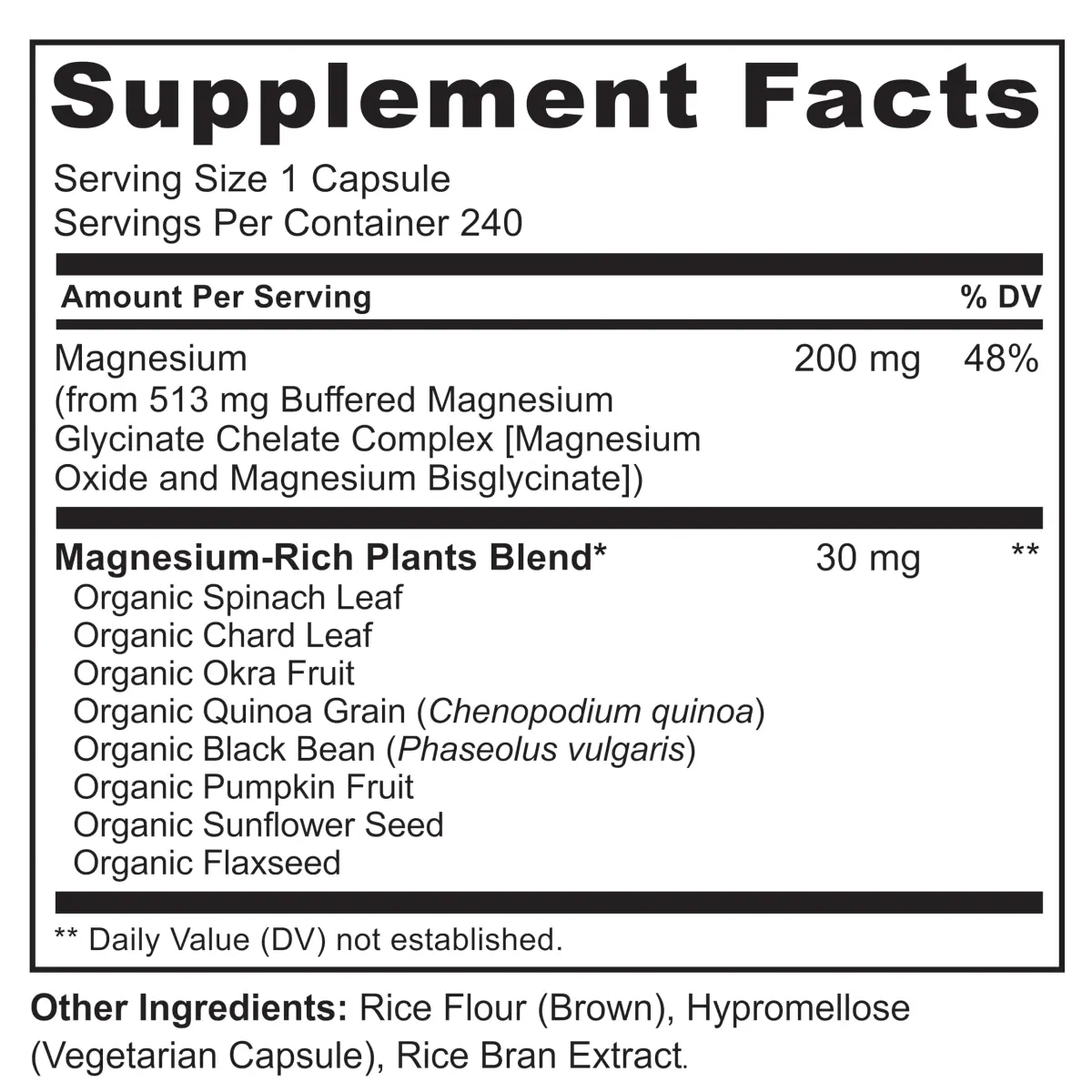 NATURELO Magnesium Glycinate Chelate Complex 200 mg 240 Count | Supports Sleep, Calm, Muscle Cramp & Stress Relief - view 3