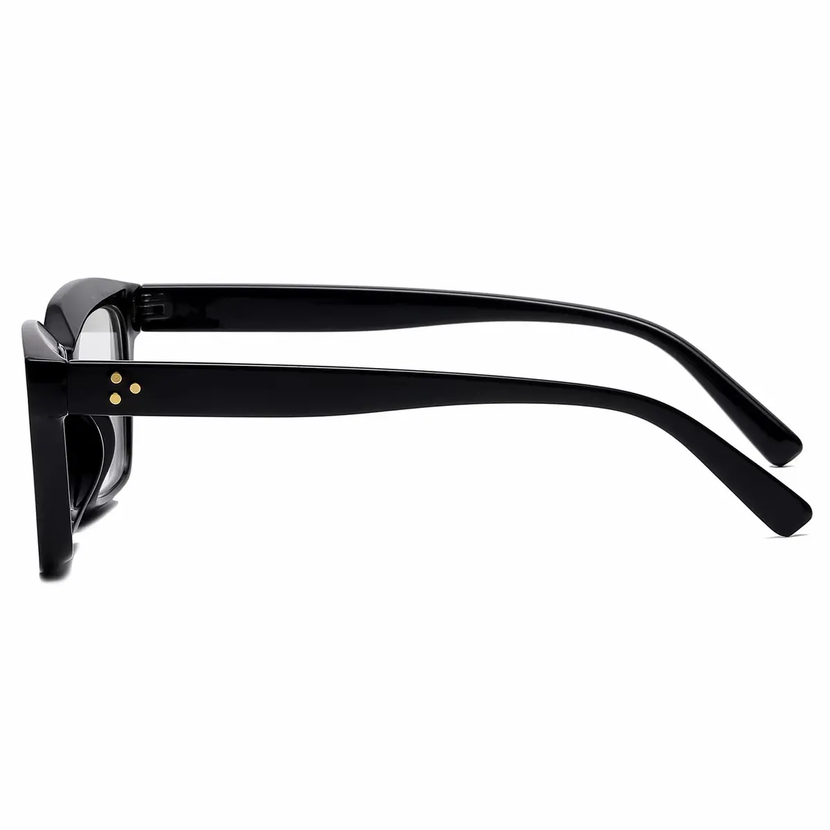 EYLRIM Classic Thick Square Frame Glasses for Women Men Non Prescription 50mm Lens | Lightweight & Stylish - view 8