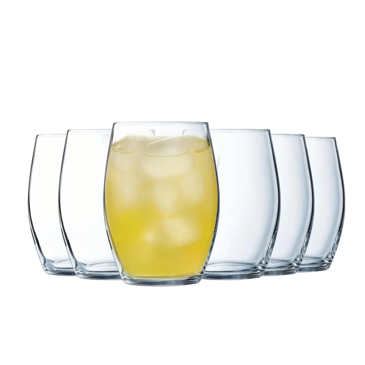 Chef & Sommelier Cheer Up Collection 6 Low Crystal Glasses 32cl | Modern French Design - main product image