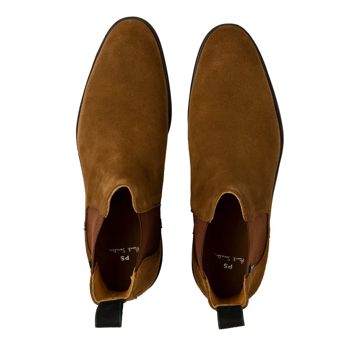 Paul Smith Cedric Boot Men 9 Tan | Classic Chelsea Style with Signature Logo - view 5