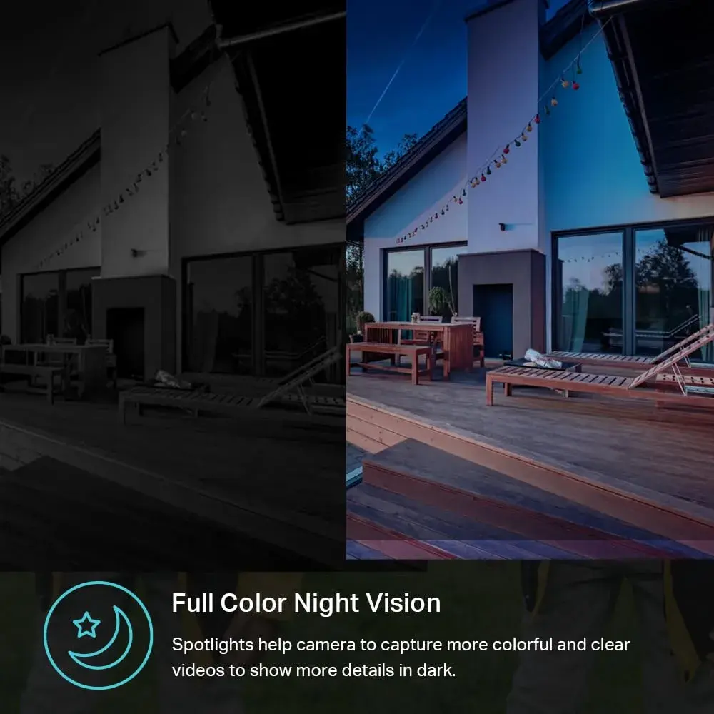 Kasa Smart KC420WS 2K+ Outdoor Wired Security Camera | 4MP HD, Color Night Vision, IP65 Weatherproof - view 4