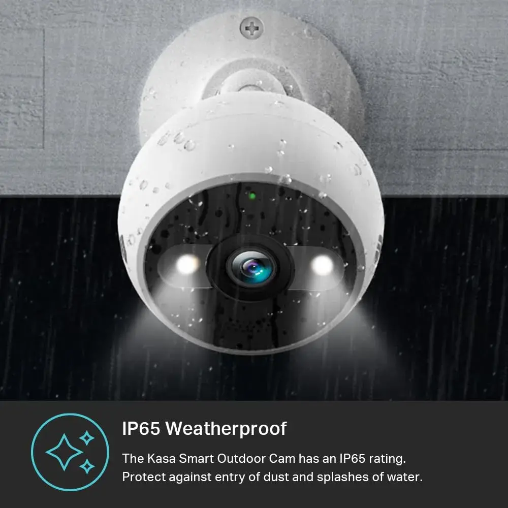 Kasa Smart KC420WS 2K+ Outdoor Wired Security Camera | 4MP HD, Color Night Vision, IP65 Weatherproof - view 6