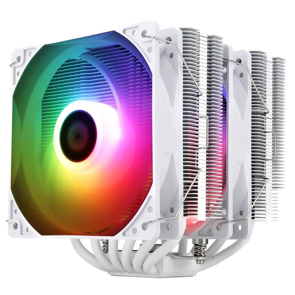 Thermalright Peerless Assassin 120 SE ARGB White CPU Air Cooler | Dual 120mm PWM Fans, 6 Heat Pipes, AMD & Intel Support - main product image