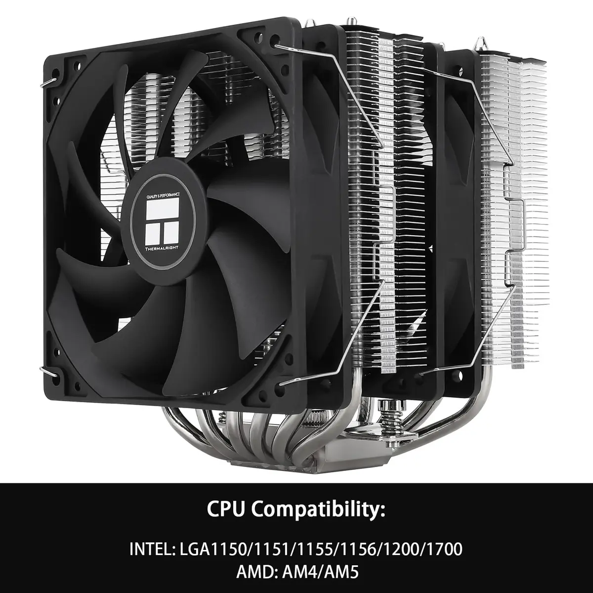 Thermalright Peerless Assassin 120 SE CPU Cooler 155mm Height | Dual Tower Dual Fan LGA1700 AM5 - view 4
