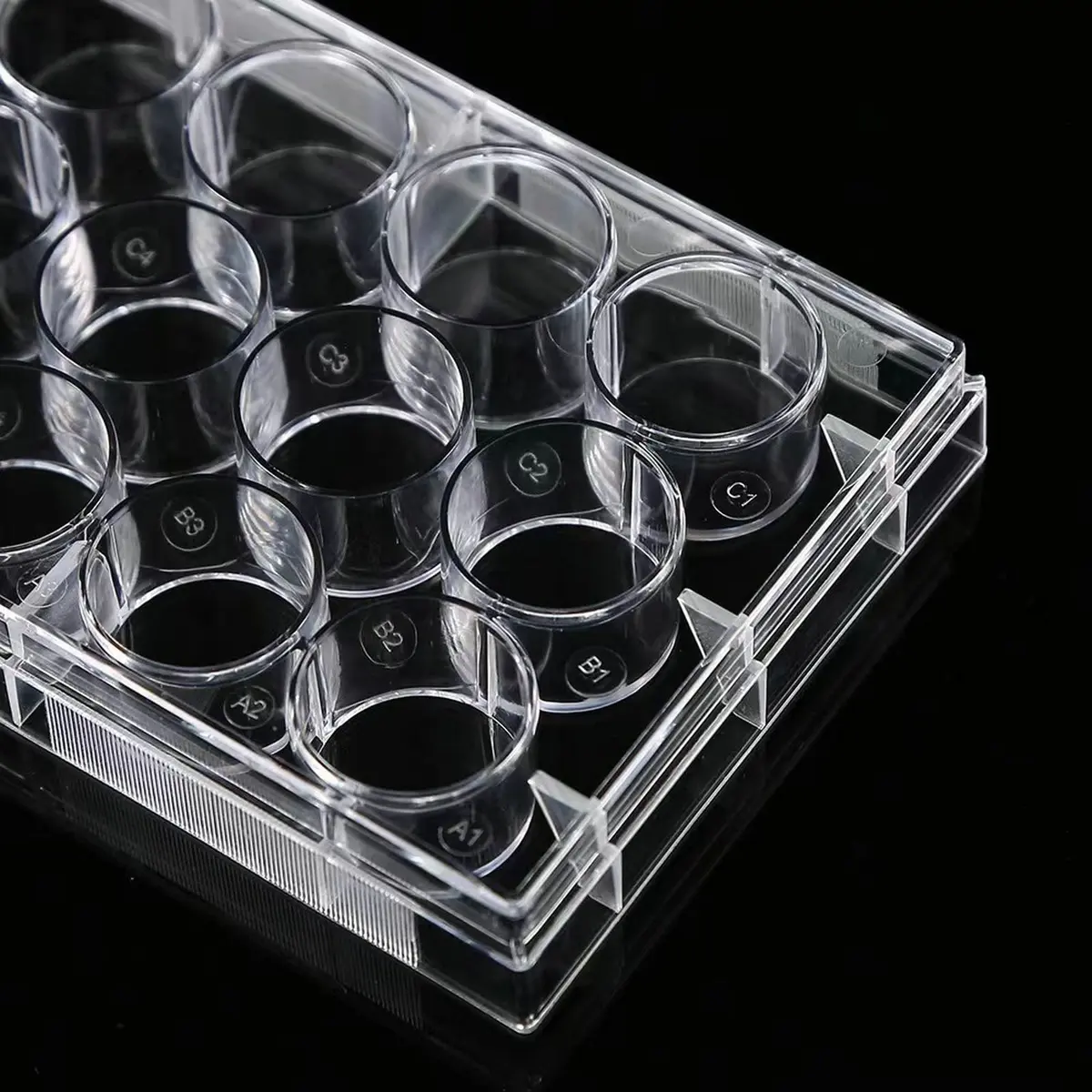 Lichen cottage 12-Well Tissue Culture Plate Individually Wrapped Flat Bottom Wells Pack of 10 | Sterile Polystyrene Labware - view 5