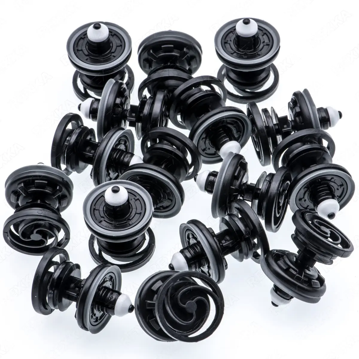 Rexka 15pcs Door Trim Panel Retainer Clip 7L6-868-243 | Compatible with Audi VW Passat A4 B8 Golf MK6 - view 2