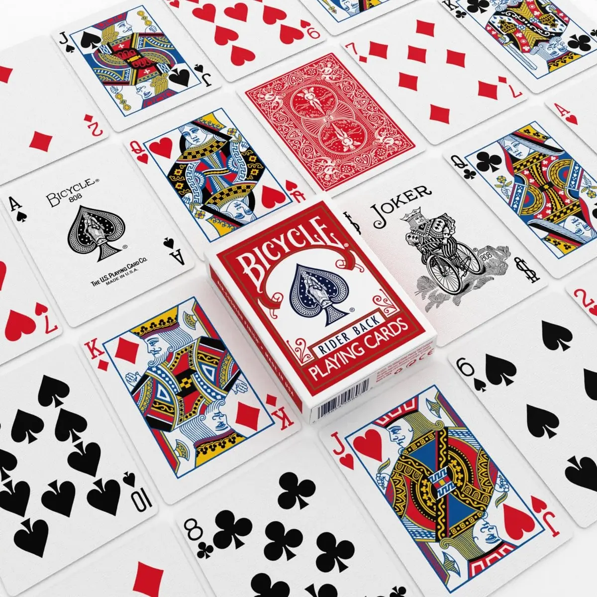 Bicycle Rider Back Playing Cards 2 Pack | Classic Poker Size Decks for All Ages - view 2