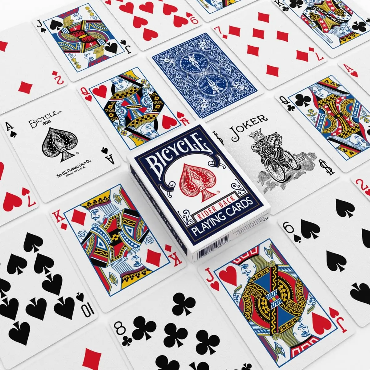 Bicycle Rider Back Playing Cards 2 Pack | Classic Poker Size Decks for All Ages - view 3