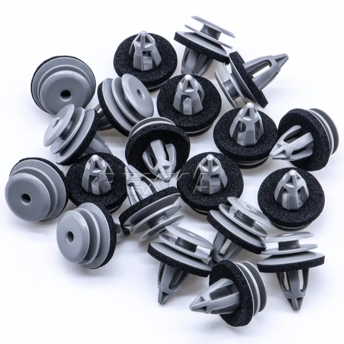 Rexka 20pcs Gray Door Trim Panel Retainer Clips Rivet Compatible with BMW 51418224781 51410407983 51430141025 | OEM-Quality Fasteners - view 2