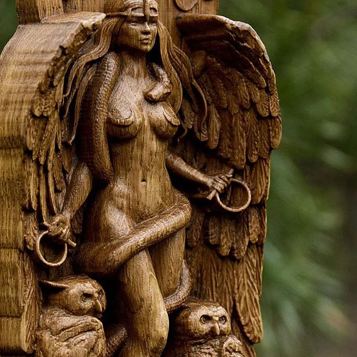 YRDGRG Goddess Statue Lilith 8.66 inch Resin Figurine for Home Garden Art Decor - view 6