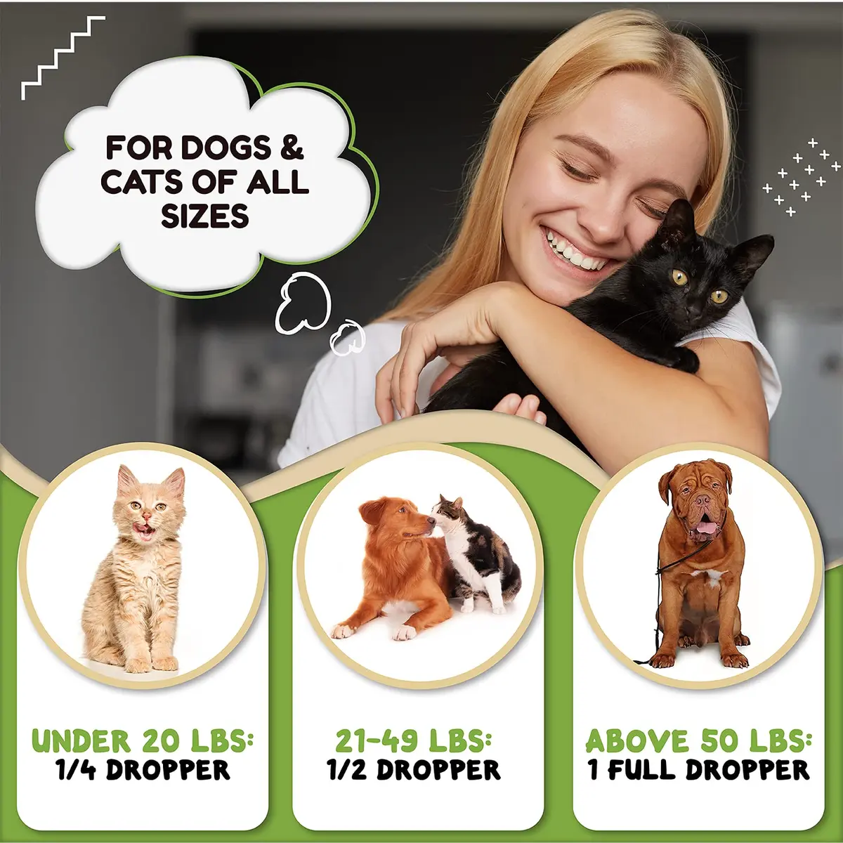 Billion Pets Hemp Oil for Dogs & Cats 2 Fl Oz | Calming, Pain & Arthritis Support - view 7