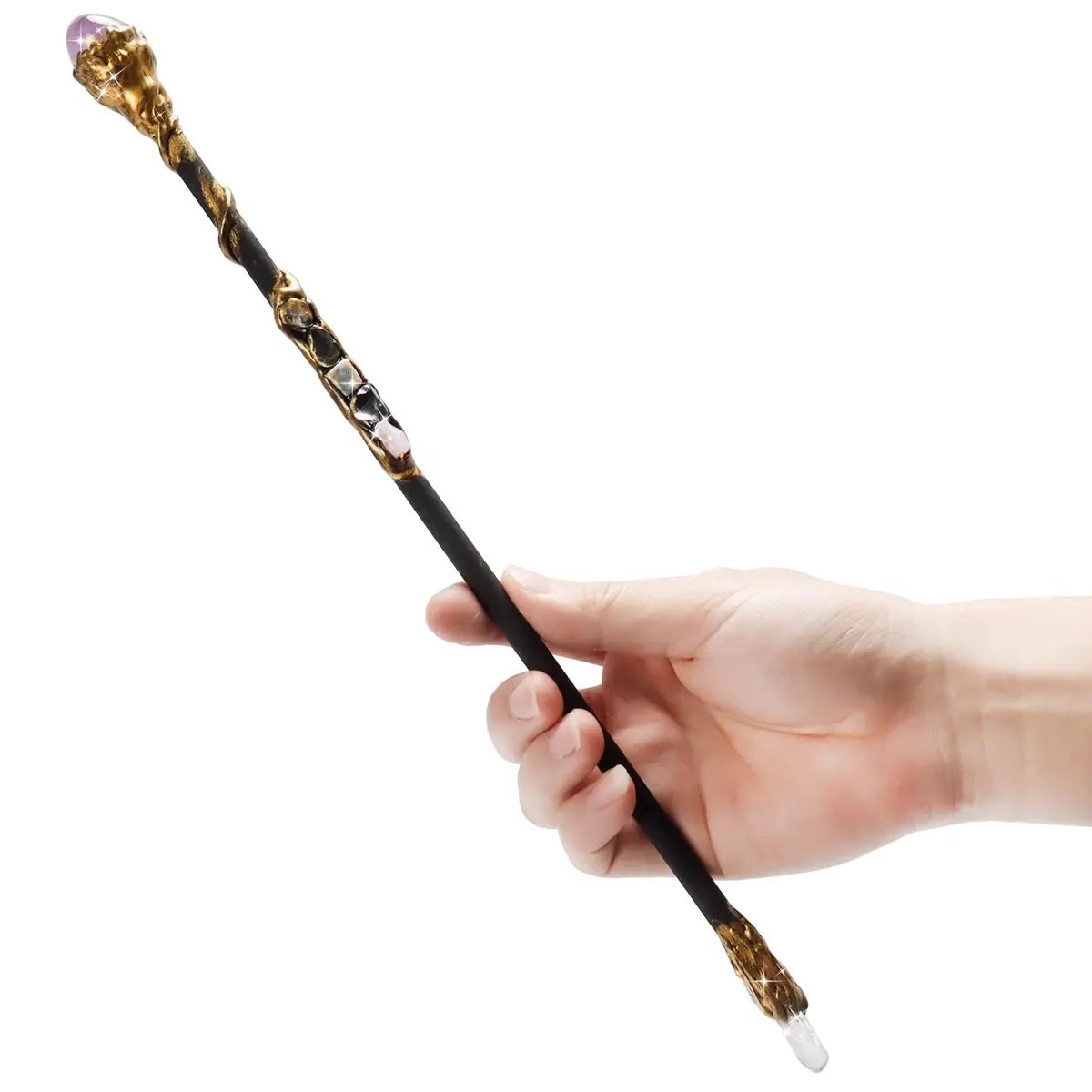 Rich Boxer Magic Wand for Witches & Wizards | Handcrafted Crystal Decor 12.5 inches - main product image
