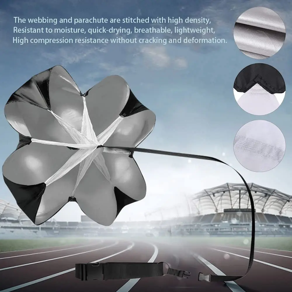 ehsyxslx Running Speed Training Resistance Parachute 56" | Improves Sprint & Acceleration in India - view 2